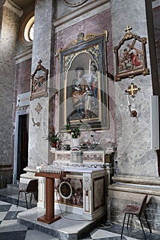 Caserta Ã¢â¬â Altare della Sacra Famiglia del Duomo photo